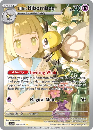 Lillie's Ribombee (Journey Together 164/159)